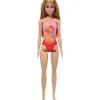 Mattel - Barbie Boneca de Praia com Maiô Rosa