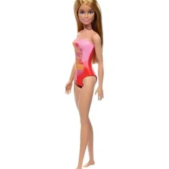 Mattel - Barbie Boneca de Praia com Maiô Rosa