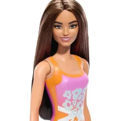 Mattel - Barbie Boneca de Praia com Maiô Laranja
