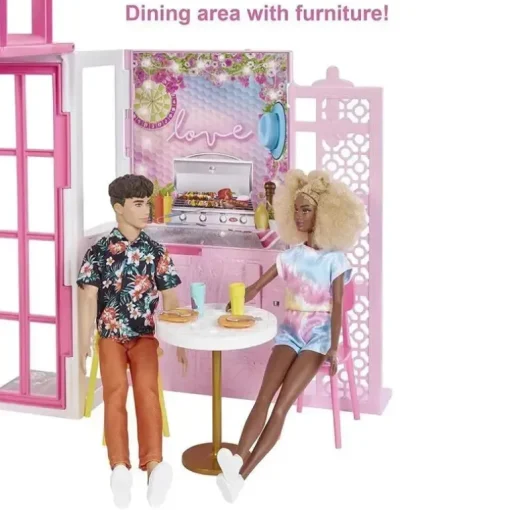 Mattel - Barbie CASA MOBILIADA PLAYSET