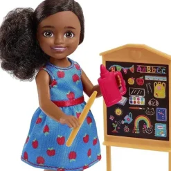 Mattel - Barbie Chelsea Morena Boneca Professora
