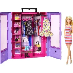 Mattel - Barbie Fashionistas Ultimate Closet com roupas da Barbie