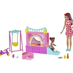 Mattel - Barbie Skipper Babysitters Playset com boneca Skipper