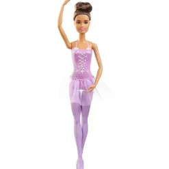 Mattel - Boneca Barbie Bailarina, Morena, Tutu Roxo