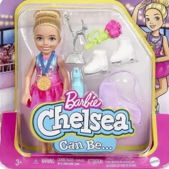 Mattel - Boneca Barbie Chelsea Loira Patinadora no Gelo