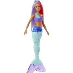 Mattel - Boneca Barbie Dreamtopia Sereia, cabelo rosa e roxo