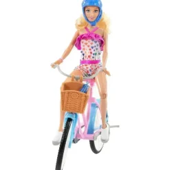 Mattel - Boneca Barbie e Bicicleta