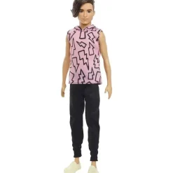 Mattel - Boneca Barbie Ken, cabelo castanho com raízes finas