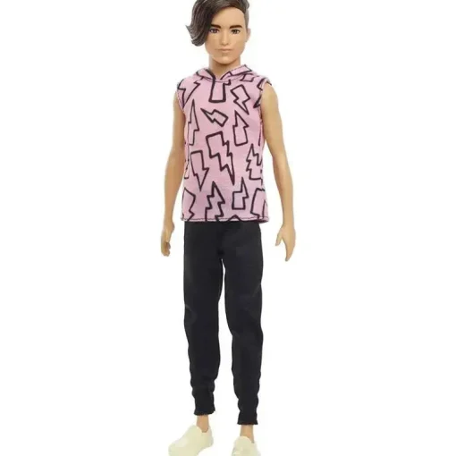 Mattel - Boneca Barbie Ken, cabelo castanho com raízes finas