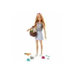 Mattel - Boneca Barbie Loira Animal de Estimação