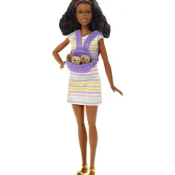 Mattel - Boneca Barbie Morena com Mamãe Cachorra