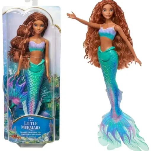 Mattel - Boneca Disney Scallop Hero, Pequena Sereia
