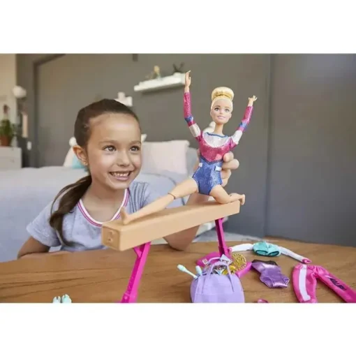 Mattel - Brinquedo de Ginástica Barbie com Boneca
