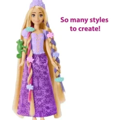Mattel - cabelo de conto de fadas da princesa Disney, Rapunzel