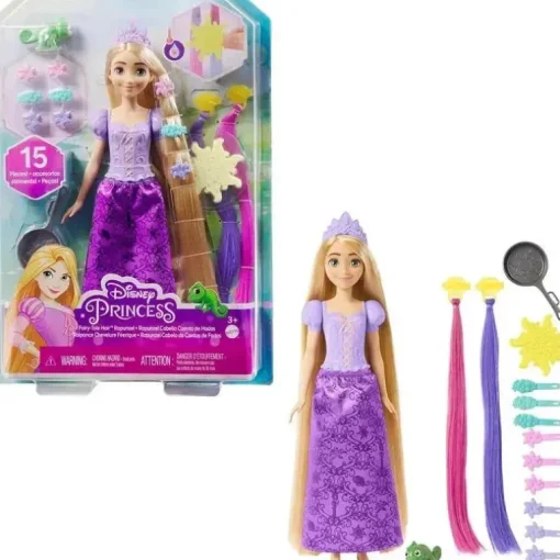 Mattel - cabelo de conto de fadas da princesa Disney, Rapunzel
