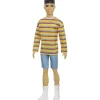 Mattel - Camisa Listrada Barbie Ken Fashionista Boneca