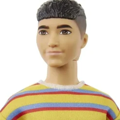 Mattel - Camisa Listrada Barbie Ken Fashionista Boneca