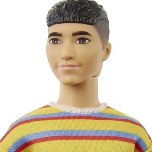 Mattel - Camisa Listrada Barbie Ken Fashionista Boneca