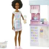Mattel - Conjunto Barbie Sorveteria com Boneca Morena