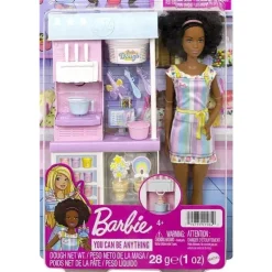 Mattel - Conjunto Barbie Sorveteria com Boneca Morena