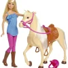 Mattel - Conjunto de boneca e cavalo Barbie