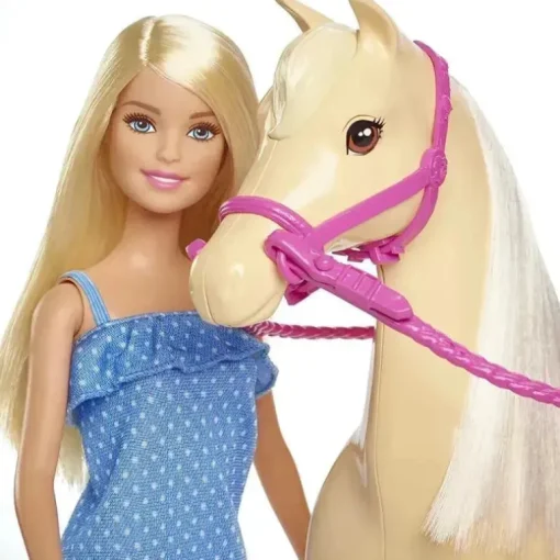 Mattel - Conjunto de boneca e cavalo Barbie