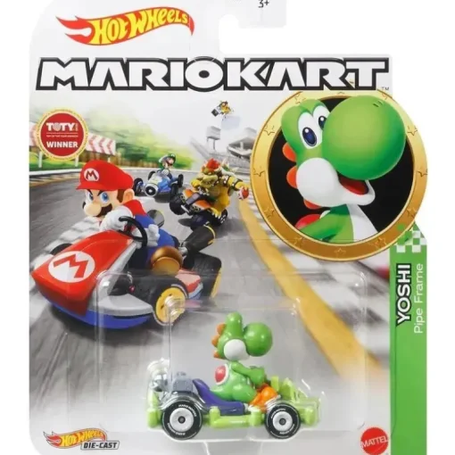 Mattel - Estrutura de tubo Hw Mariokart Yoshi