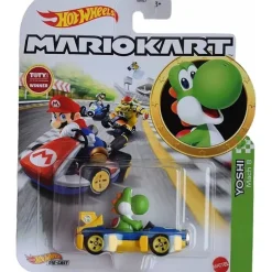 Mattel - Hot Wheels Mario Kart, Carro Yoshi