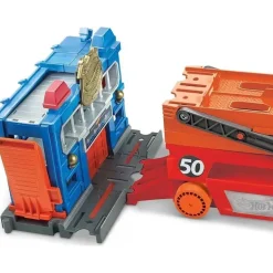 Mattel - Hot Wheels Mega Hauler com 6 níveis expansíveis
