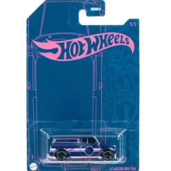 Mattel - Hot Wheels Pearl &amp; Chrome '67 Austin Mini Van Diecast Car