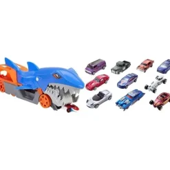 Mattel - Hot Wheels Shark Chomp Transporter Playset
