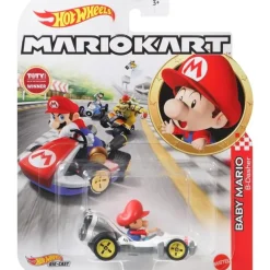 Mattel - Hotwheels Mariokart, Baby Mario