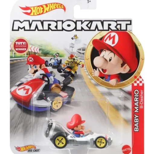 Mattel - Hotwheels Mariokart, Baby Mario