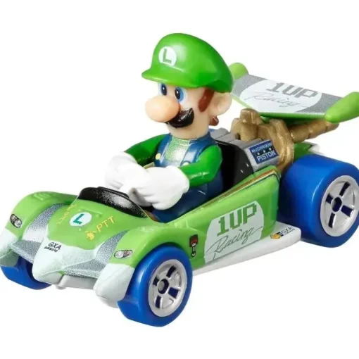 Mattel - Hw Mario Kart, Luigi Circuit Especial