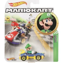Mattel - Hw Mario Kart, Luigi