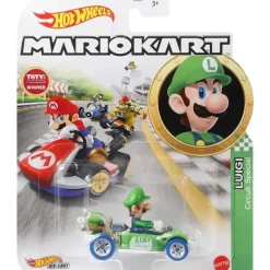 Mattel - Hw Mario Kart, Luigi Circuit Especial