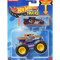 Mattel - Hw Mt Die-Cast & Truck Bone Shaker And Bone Shaker
