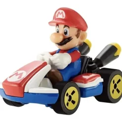 Mattel - Mario Kart - Mario com veículo de kart padrão