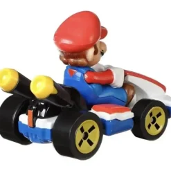 Mattel - Mario Kart - Mario com veículo de kart padrão