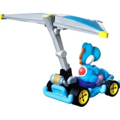 Mattel - Mario Kart Gliders Azul Claro Yoshi Mix 4
