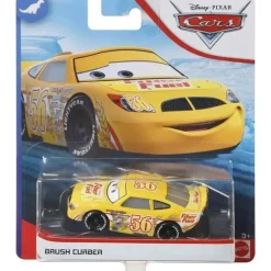 Mattel - personagem de carros, escova Curber