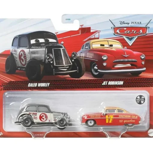 Mattel - Pixars Cars Caleb Worley e Jet Robinson