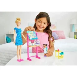 Mattel - Tema Barbie Professora com Boneca Loira