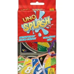 ?Mattel - UNO Splash Card Game para acampamento ao ar livre