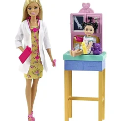 Mattel Barbie Pediatra Playset (Boneca Loira)