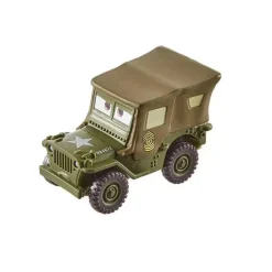 Mattel Disney Pixar Cars 3 Personagem Sarge, Jipe Militar Verde