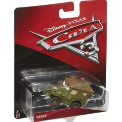 Mattel Disney Pixar Cars 3 Personagem Sarge, Jipe Militar Verde