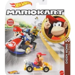 Mattel Hot Wheels Mario Kart Cars - Diddy Kong