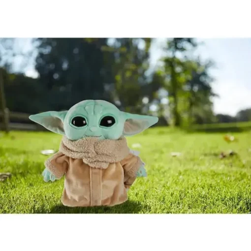 Mattel Star Wars The Mandalorian 8in Plush Yoda, The Child