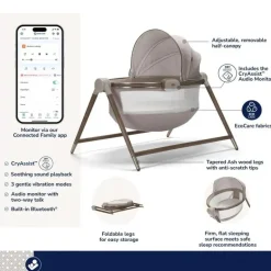 Maxi-Cosi - Berço Sibia Coleção Kindred, Onyx Heritage